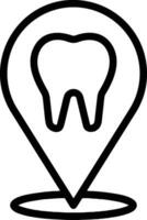 dent dentiste icône symbole image vecteur. illustration de le dentaire médicament symbole conception graphique image vecteur