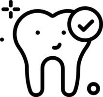 dent dentiste icône symbole image vecteur. illustration de le dentaire médicament symbole conception graphique image vecteur