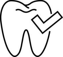 dent dentiste icône symbole image vecteur. illustration de le dentaire médicament symbole conception graphique image vecteur