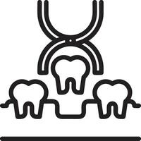 dent dentiste icône symbole image vecteur. illustration de le dentaire médicament symbole conception graphique image vecteur