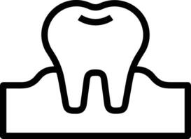 dent dentiste icône symbole image vecteur. illustration de le dentaire médicament symbole conception graphique image vecteur