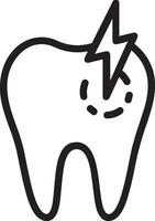 dent dentiste icône symbole image vecteur. illustration de le dentaire médicament symbole conception graphique image vecteur