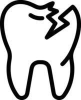 dent dentiste icône symbole image vecteur. illustration de le dentaire médicament symbole conception graphique image vecteur