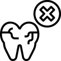 dent dentiste icône symbole image vecteur. illustration de le dentaire médicament symbole conception graphique image vecteur