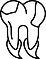 dent dentiste icône symbole image vecteur. illustration de le dentaire médicament symbole conception graphique image vecteur