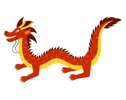 chinois Nouveau année 2024 avec dessin animé dragon. année de le dragon. vecteur illustration.