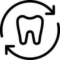 dent dentiste icône symbole image vecteur. illustration de le dentaire médicament symbole conception graphique image vecteur