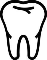 dent dentiste icône symbole image vecteur. illustration de le dentaire médicament symbole conception graphique image vecteur