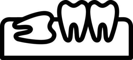 dent dentiste icône symbole image vecteur. illustration de le dentaire médicament symbole conception graphique image vecteur