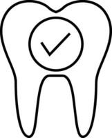 dent dentiste icône symbole image vecteur. illustration de le dentaire médicament symbole conception graphique image vecteur