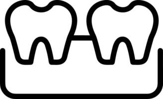 dent dentiste icône symbole image vecteur. illustration de le dentaire médicament symbole conception graphique image vecteur