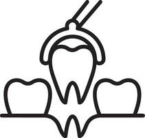 dent dentiste icône symbole image vecteur. illustration de le dentaire médicament symbole conception graphique image vecteur