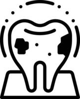 dent dentiste icône symbole image vecteur. illustration de le dentaire médicament symbole conception graphique image vecteur