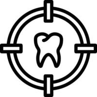 dent dentiste icône symbole image vecteur. illustration de le dentaire médicament symbole conception graphique image vecteur