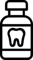 dent dentiste icône symbole image vecteur. illustration de le dentaire médicament symbole conception graphique image vecteur