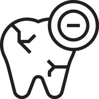 dent dentiste icône symbole image vecteur. illustration de le dentaire médicament symbole conception graphique image vecteur