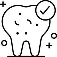 dent dentiste icône symbole image vecteur. illustration de le dentaire médicament symbole conception graphique image vecteur