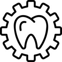 dent dentiste icône symbole image vecteur. illustration de le dentaire médicament symbole conception graphique image vecteur