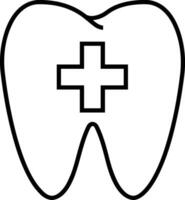 dent dentiste icône symbole image vecteur. illustration de le dentaire médicament symbole conception graphique image vecteur