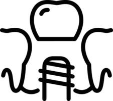 dent dentiste icône symbole image vecteur. illustration de le dentaire médicament symbole conception graphique image vecteur