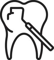 dent dentiste icône symbole image vecteur. illustration de le dentaire médicament symbole conception graphique image vecteur