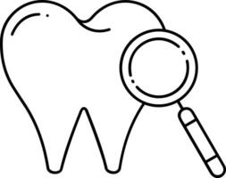 dent dentiste icône symbole image vecteur. illustration de le dentaire médicament symbole conception graphique image vecteur