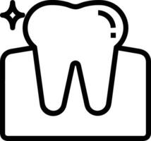 dent dentiste icône symbole image vecteur. illustration de le dentaire médicament symbole conception graphique image vecteur