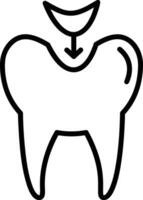 dent dentiste icône symbole image vecteur. illustration de le dentaire médicament symbole conception graphique image vecteur