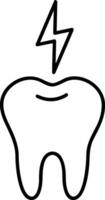 dent dentiste icône symbole image vecteur. illustration de le dentaire médicament symbole conception graphique image vecteur