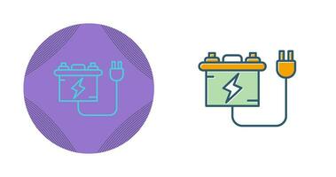 icône de vecteur de chargeur de batterie