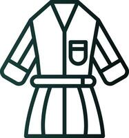 conception d'icône de vecteur de kimono