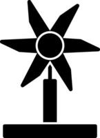 conception d'icône de vecteur d'éolienne