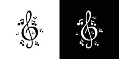 inspiration pour la musique logo conceptions, musical instruments et musical Remarques, vecteur