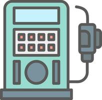 carburant pompe vecteur icône conception