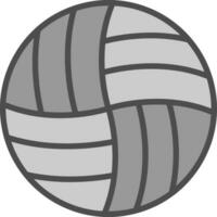 conception d'icône de vecteur de volley-ball