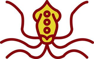 calamar vecteur icône conception