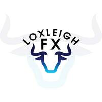 cette est une logo loxleigh fx vecteur