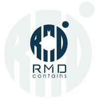 rmd logo conception, inspiration pour une unique identité. moderne élégance et Créatif conception. filigrane votre Succès avec le frappant cette logo. vecteur