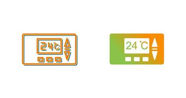 icône de vecteur de thermostat