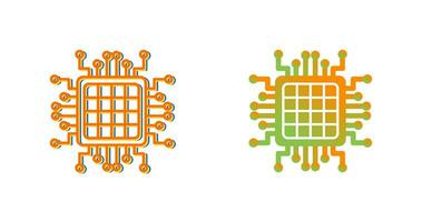 icône de vecteur de processeur