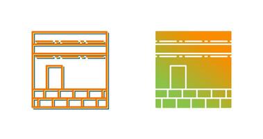 icône de vecteur de kaaba