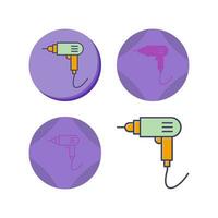 icône de vecteur de perceuse