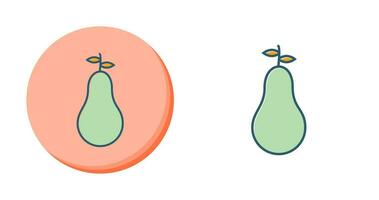 icône de vecteur de poire