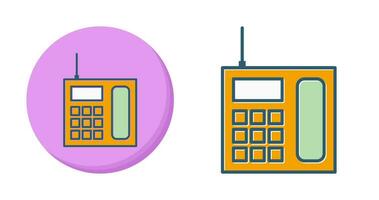 icône de vecteur de téléphone fixe sans fil