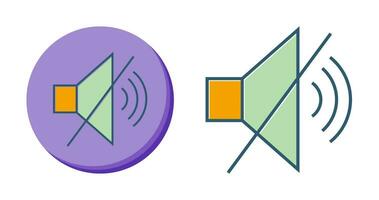 icône de vecteur muet