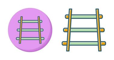 icône de vecteur de rails