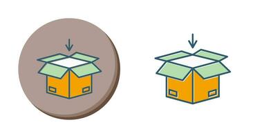 ajouter à l'icône de vecteur de package