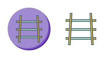icône de vecteur de chemin de fer