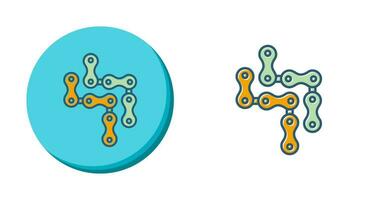 icône de vecteur de chaîne de cycle