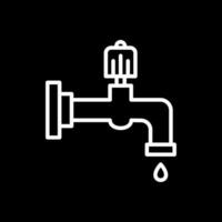 l'eau robinet vecteur icône conception